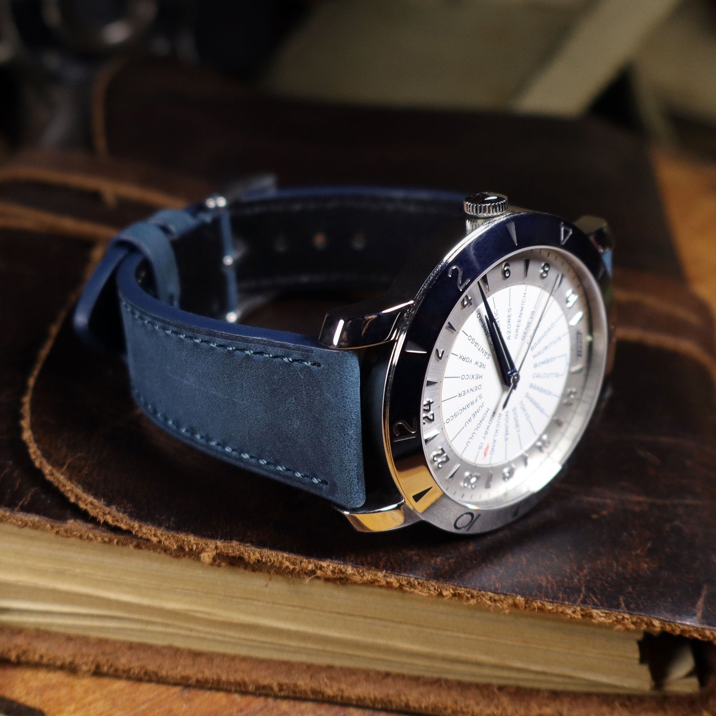 Lakota™ Crazy Horse Full Grain Oiled Leather Watch Band