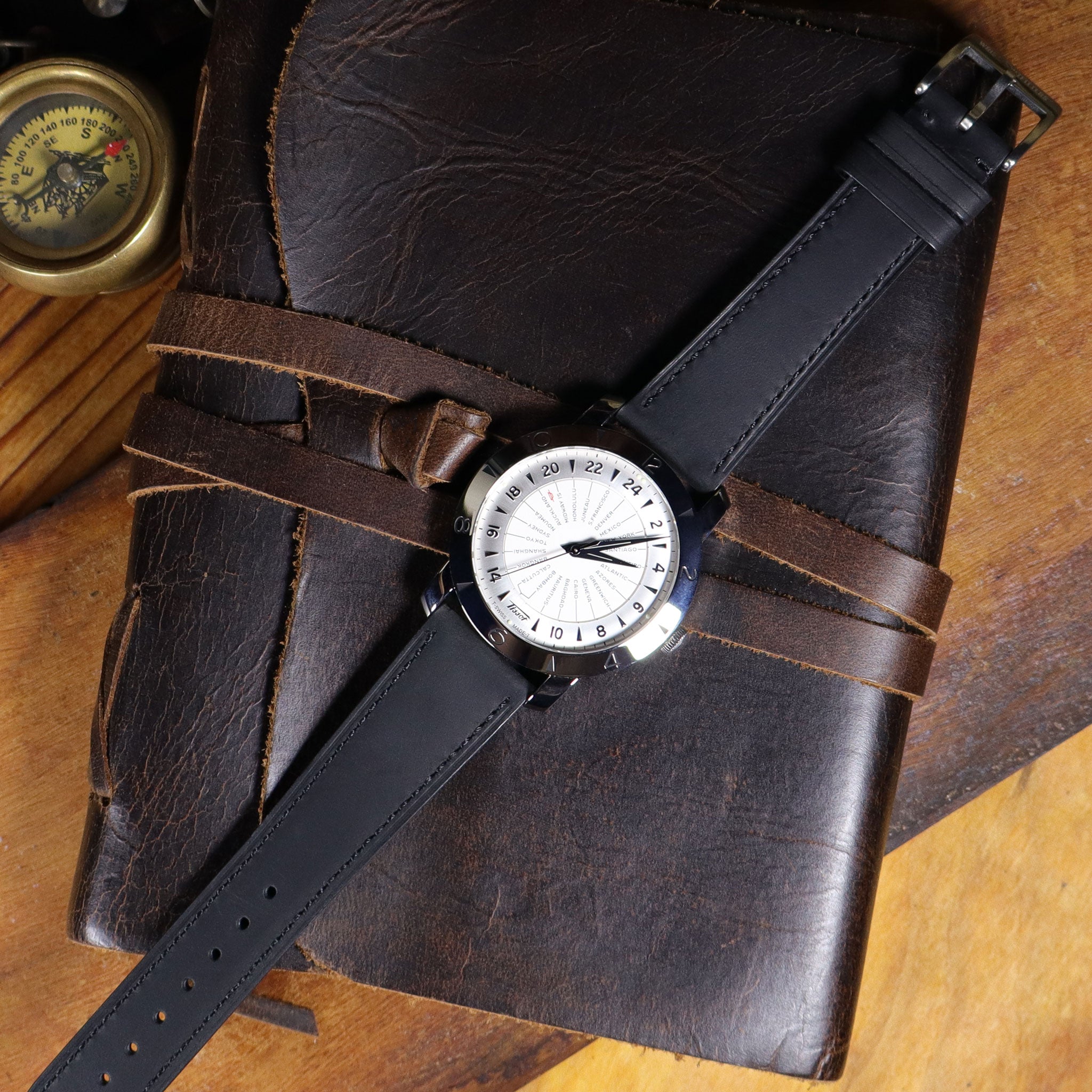 Lakota™ Crazy Horse Full Grain Leather Strap