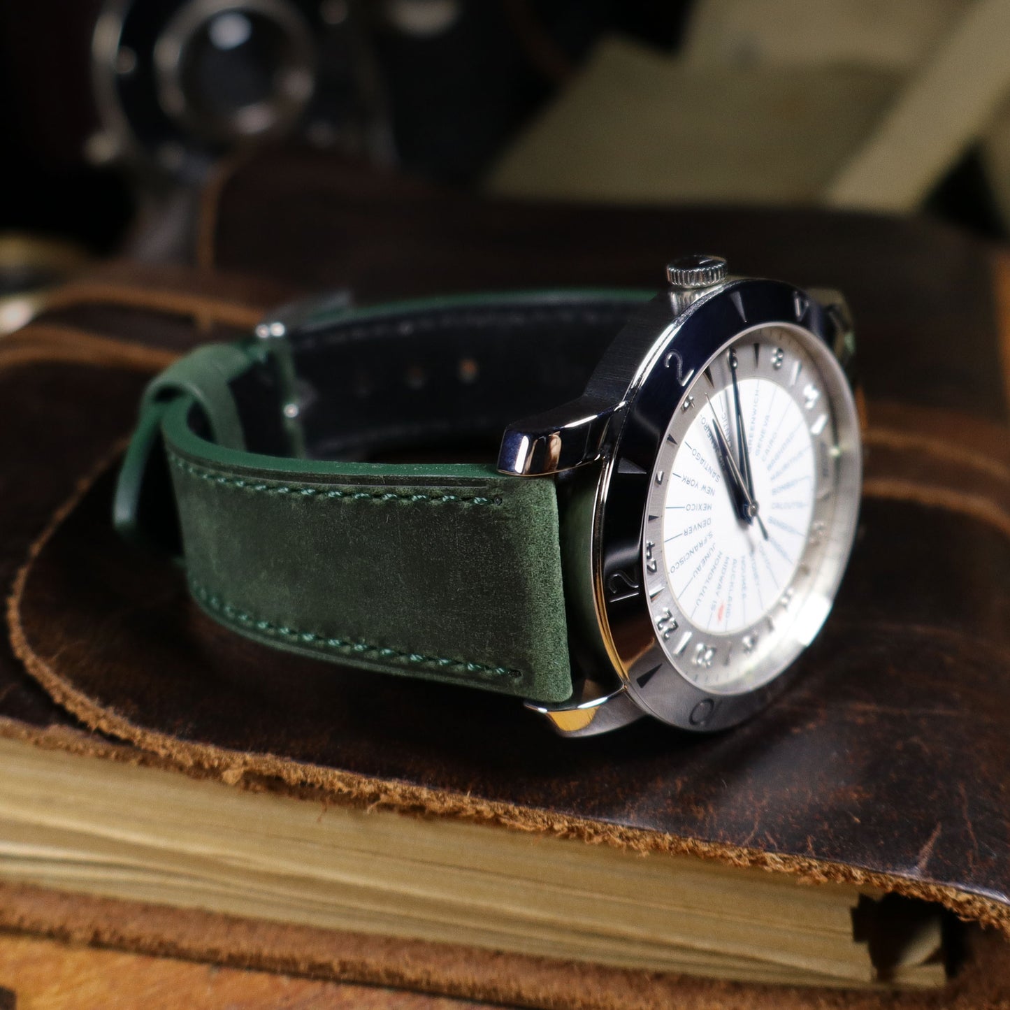 Lakota™ Crazy Horse Full Grain Oiled Leather Watch Band