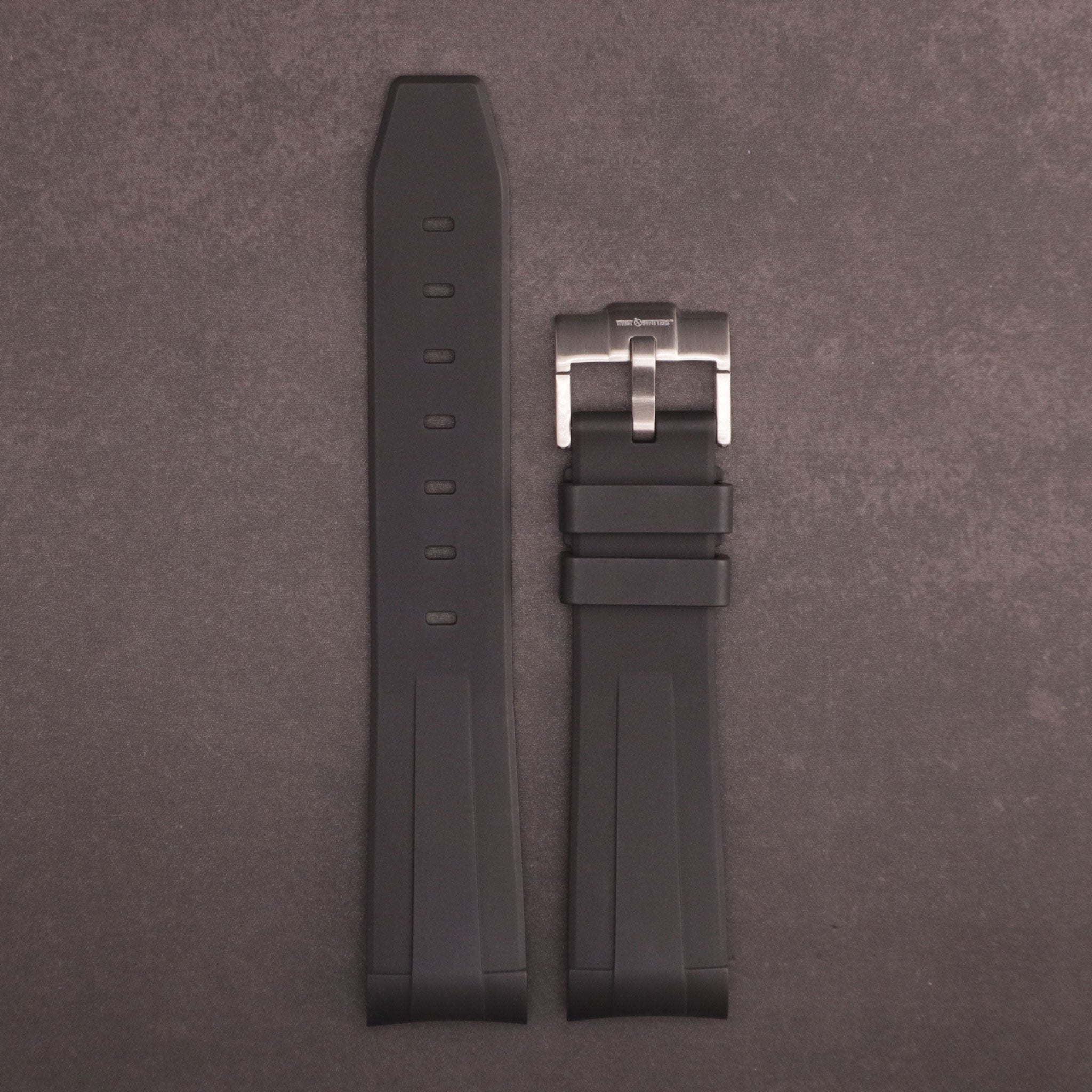 MoonGlow™ FKM Rubber Curved Watch Strap