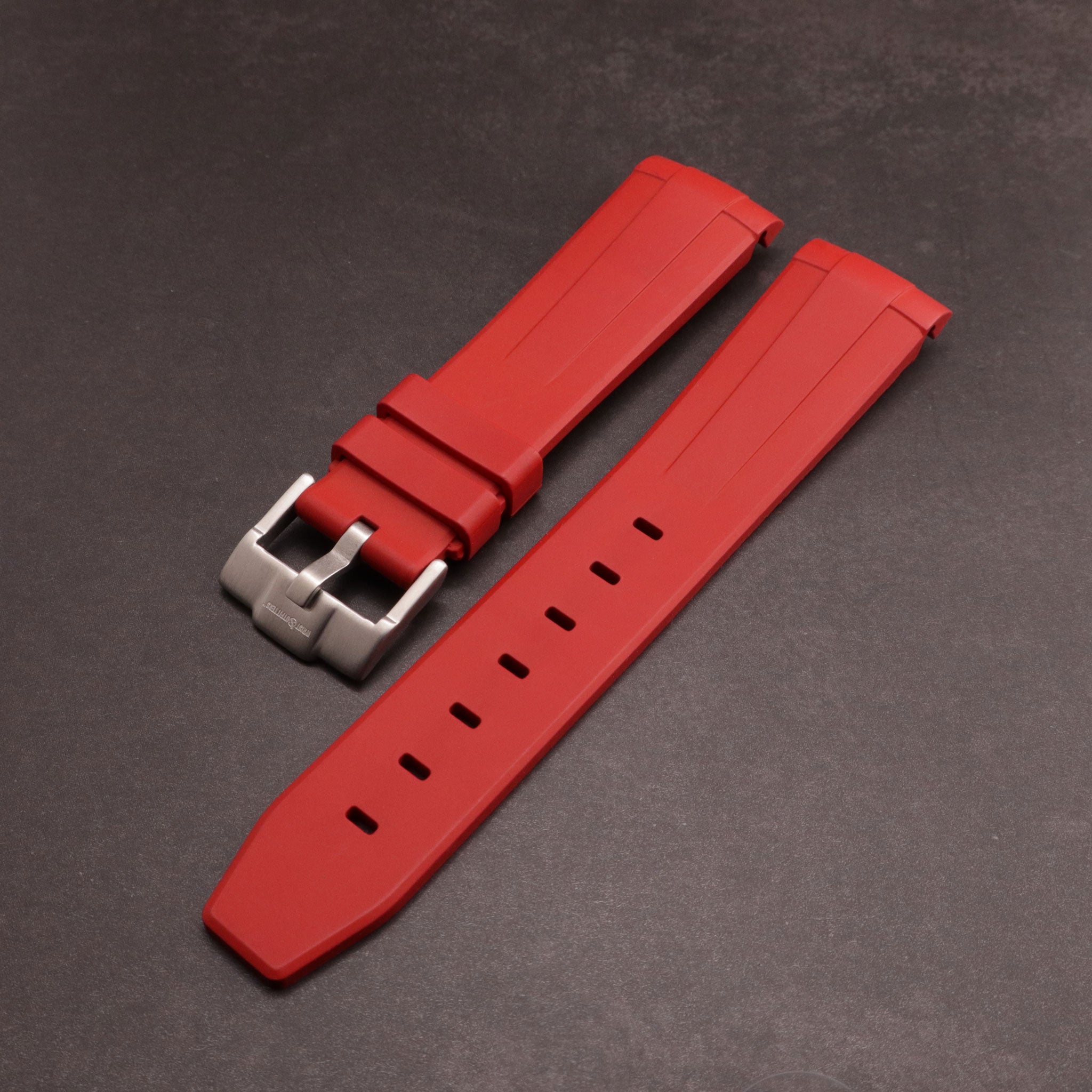 MoonGlow™ FKM Rubber Curved Watch Strap