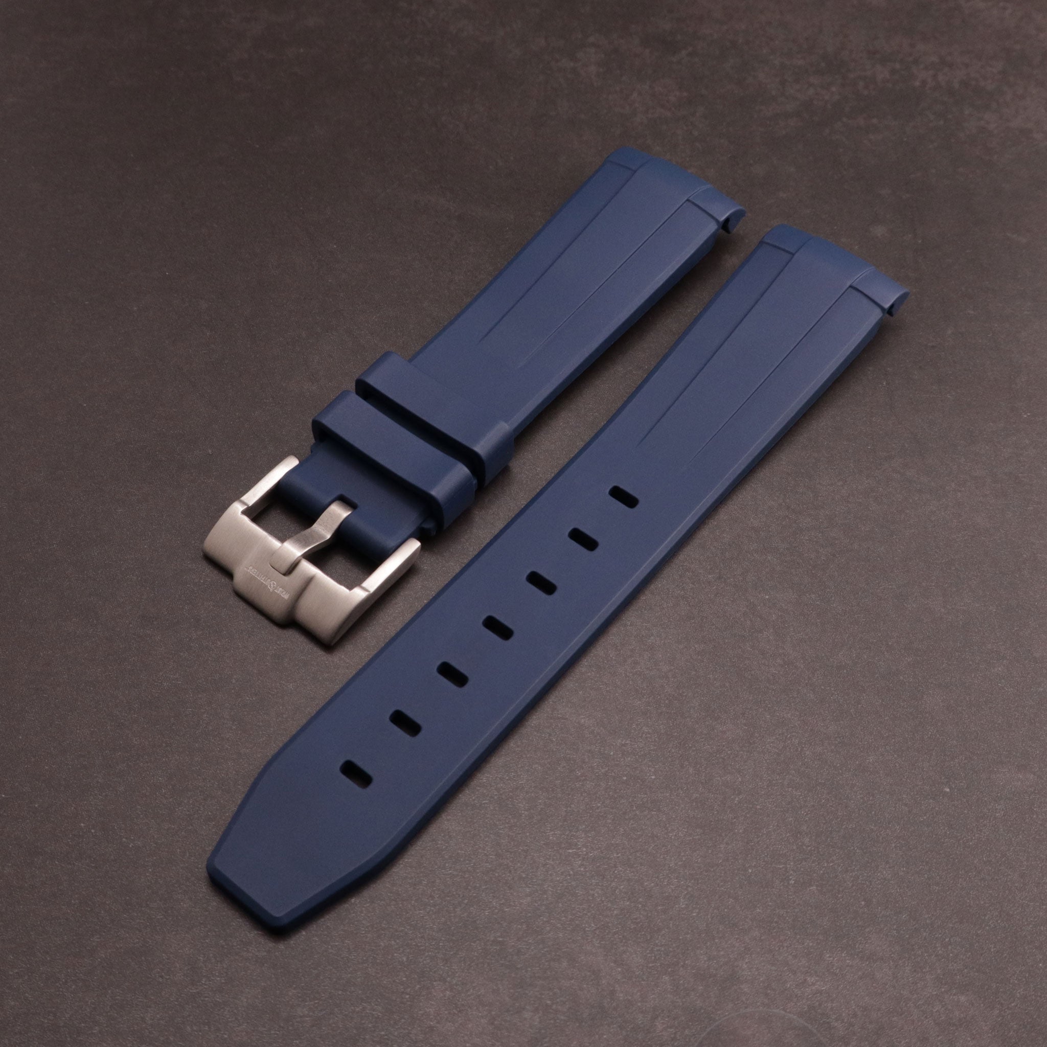MoonGlow™ FKM Rubber Curved Watch Strap
