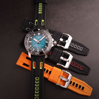 StingRay™ Vented Silicone Rubber Watch Band