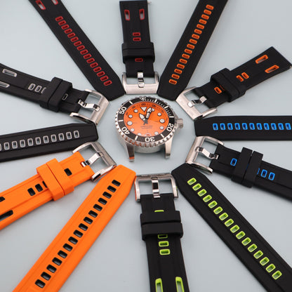 StingRay™ Vented Silicone Rubber Watch Band