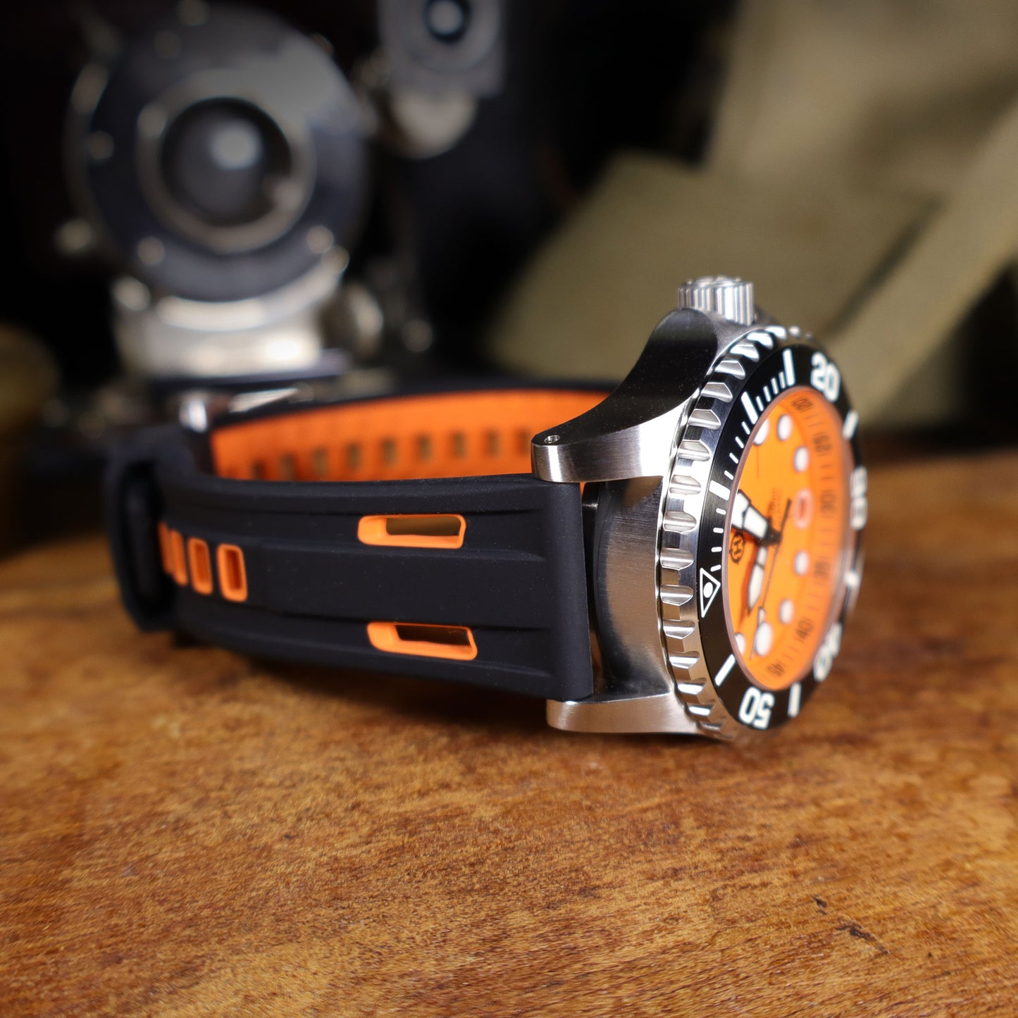 StingRay™ Vented Silicone Rubber Watch Band