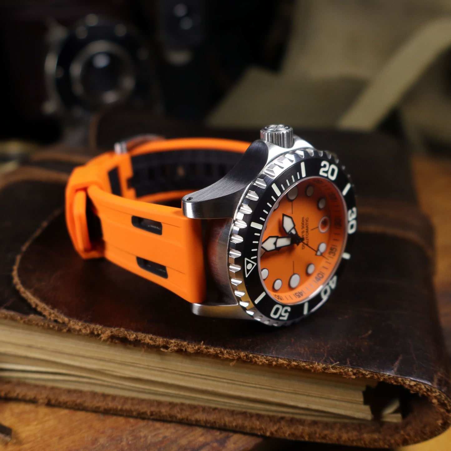 StingRay™ Vented Silicone Rubber Watch Band