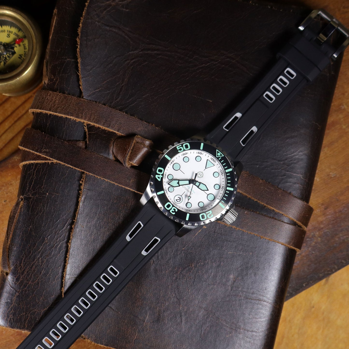 StingRay™ Vented Silicone Rubber Watch Band