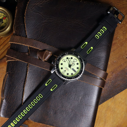 StingRay™ Vented Silicone Rubber Watch Band