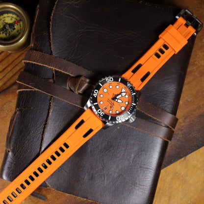 StingRay™ Vented Silicone Rubber Watch Band