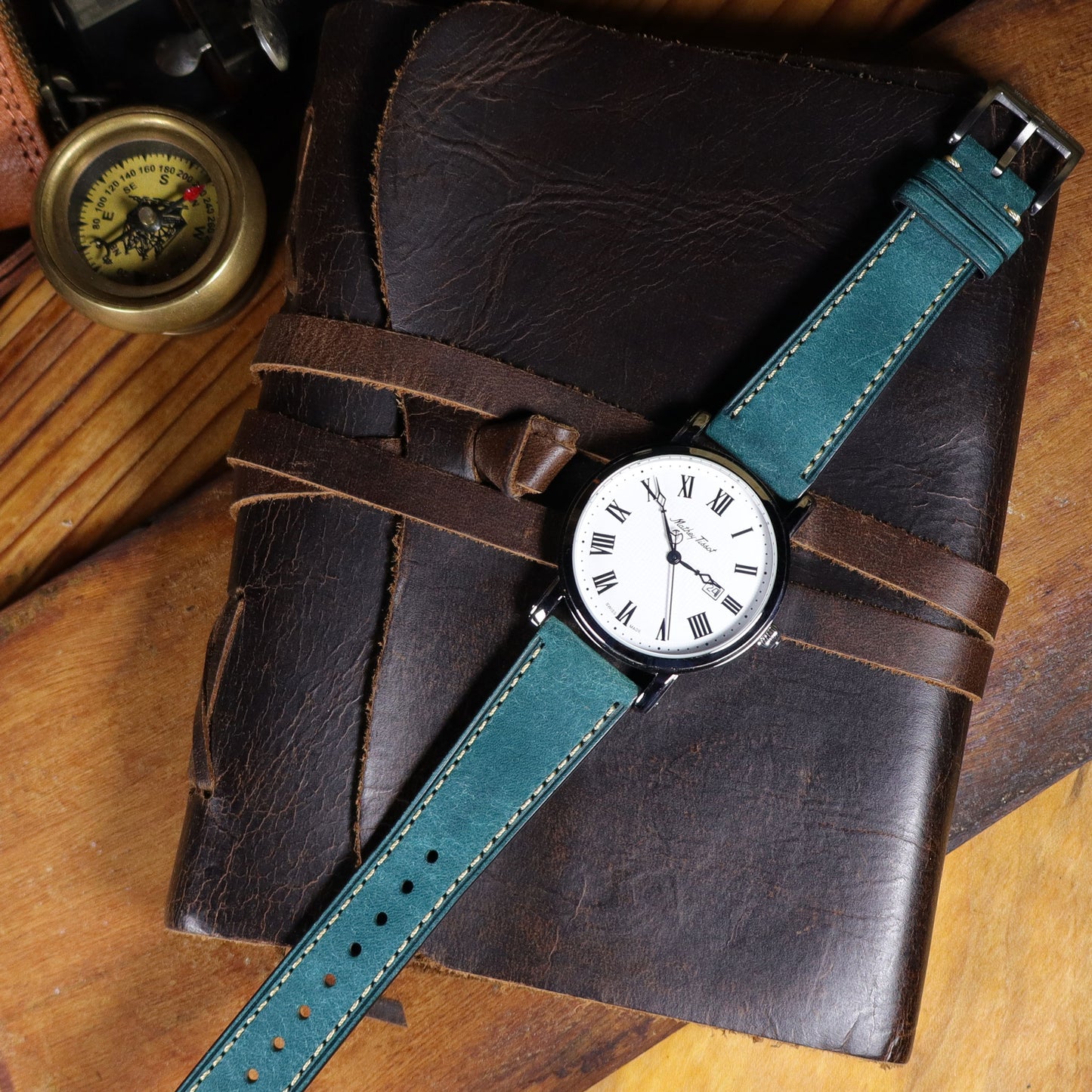 Strivano™ Italian Pueblo Leather Watch Band
