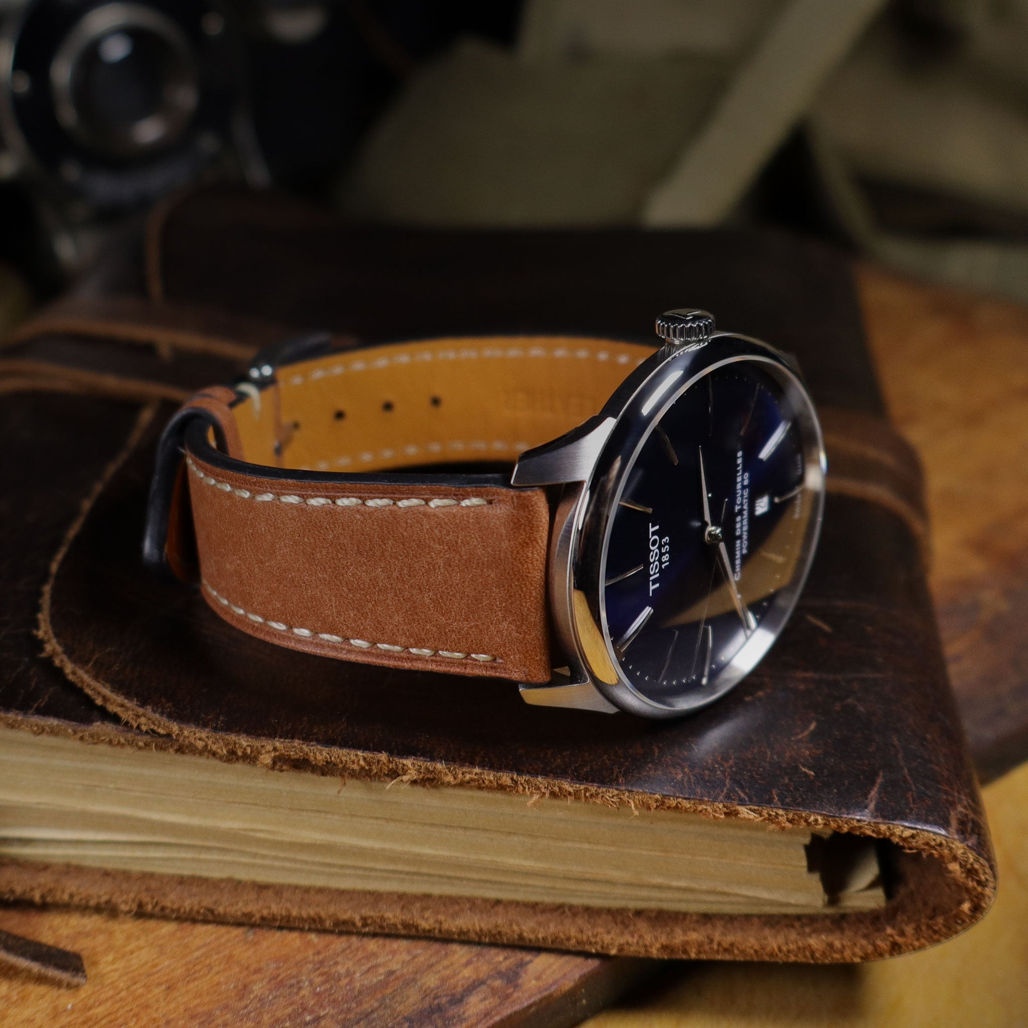 Strivano™ Italian Pueblo Leather Watch Band