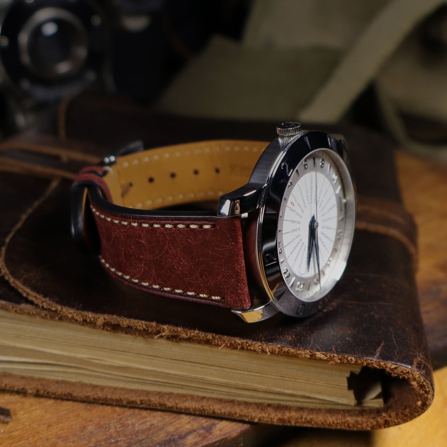 Strivano™ Italian Pueblo Leather Watch Band