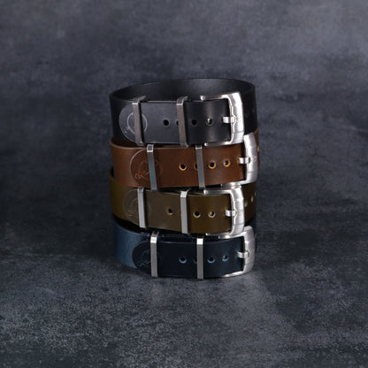 Tanner™ Leather Single-Pass Strap