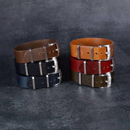 Tanner™ Leather Single-Pass Strap